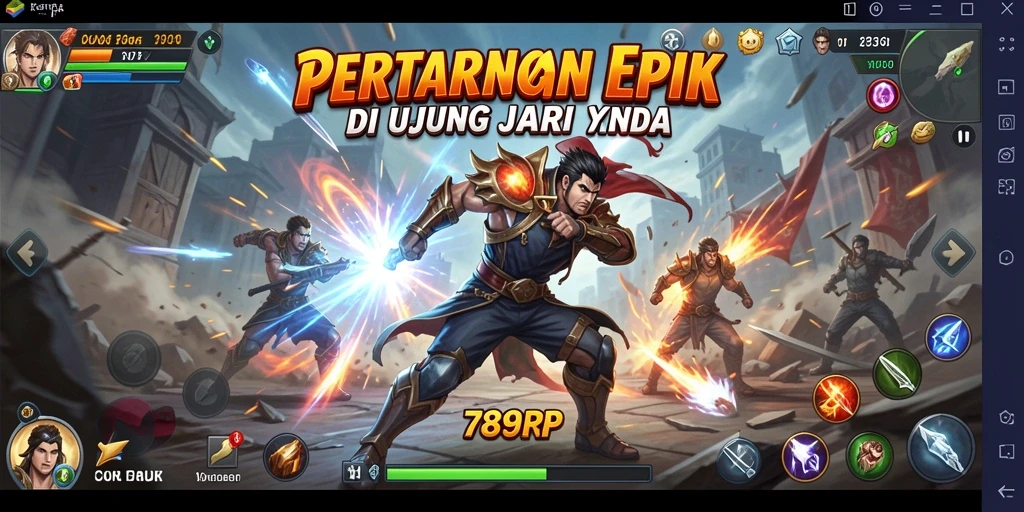 Gameplay seru 789RP dengan pertarungan yang mendebarkan.