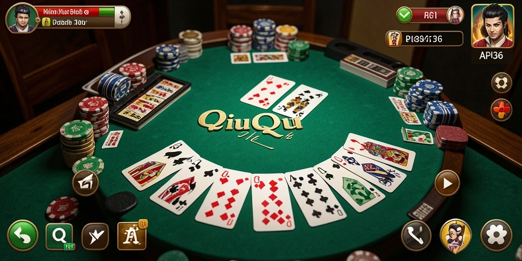 Tampilan gameplay menarik dari API36 saat bermain QiuQiu.