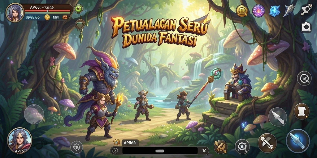 Tampilan menarik dari gameplay API66 yang memikat.