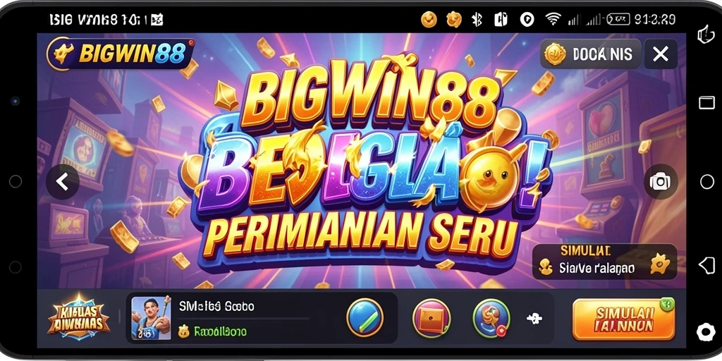 Tampilan gameplay seru BIGWIN88 yang mendebarkan dan penuh tantangan.