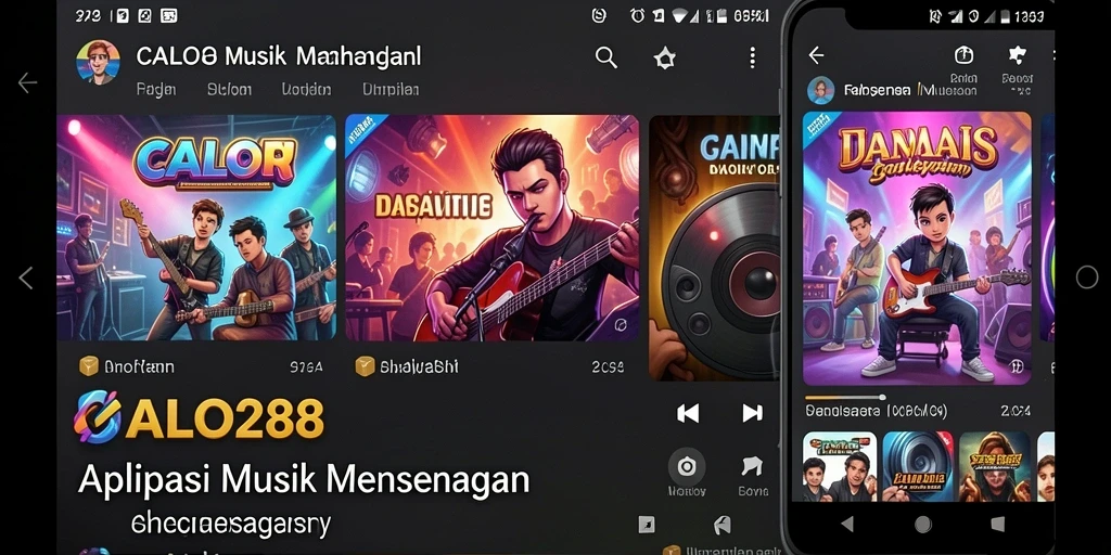 Tampilan gameplay CALO288 dengan musik yang menarik
