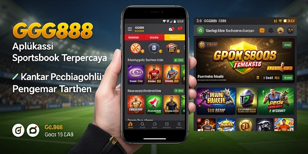 Tampilan utama GGG888 dengan opsi taruhan olahraga yang menarik.