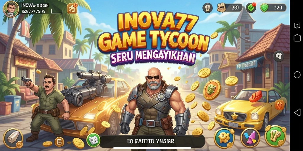 Tampilan menarik dari gameplay INOVA77 yang menantang.