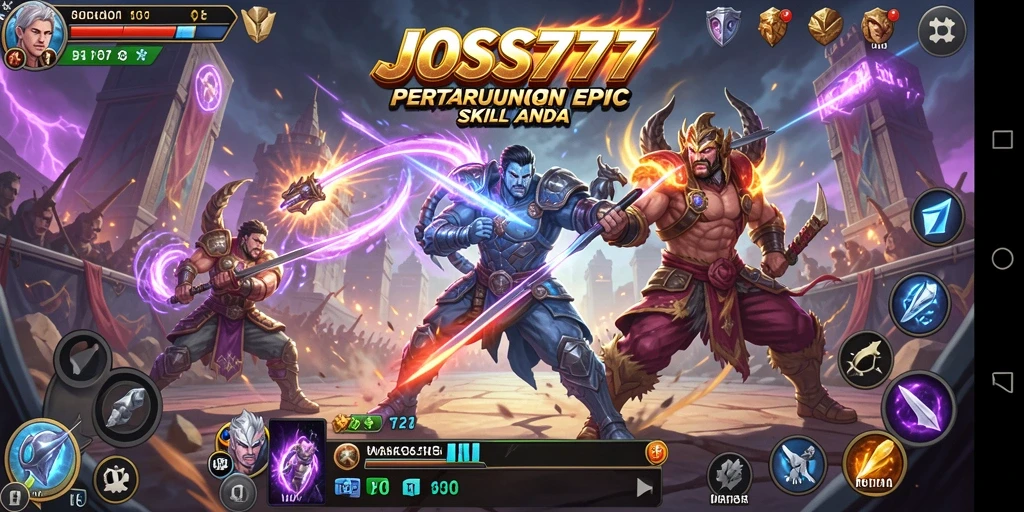 Tampilan seru dari pertarungan di JOSS777 yang penuh aksi.