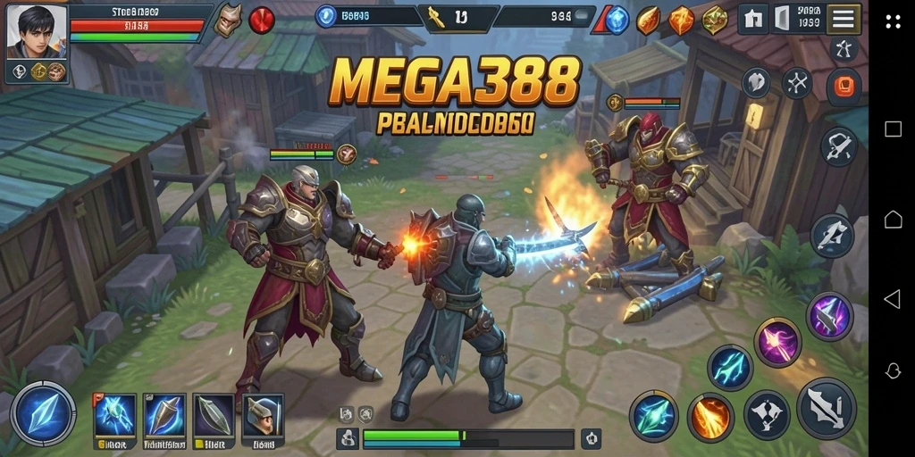 Tampilan seru dari gameplay MEGA388 yang menggugah adrenalin.