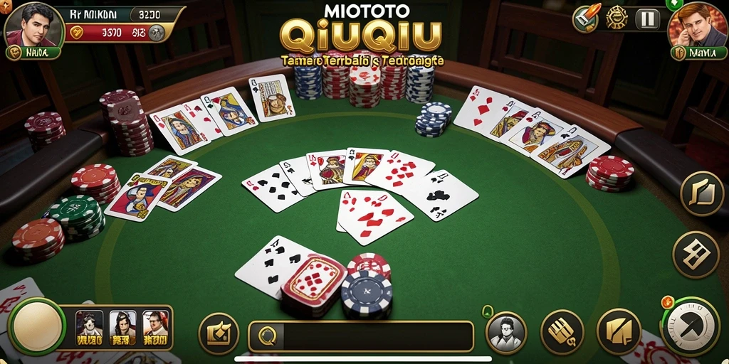 Tampilan gameplay QiuQiu yang mendebarkan di MIOTOTO.