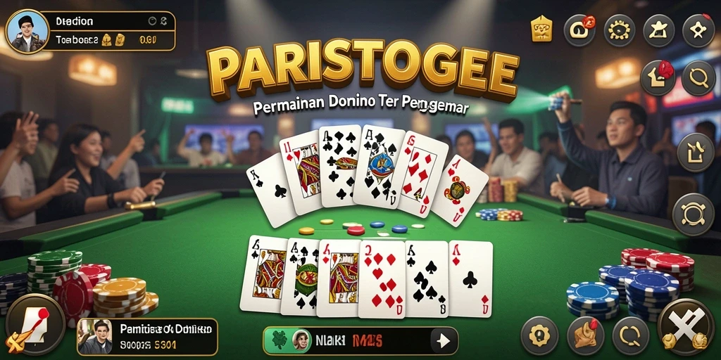 Tampilan gameplay seru di PARISTOGEL dengan momen menegangkan.