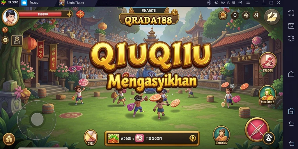 Tampilan menarik dari gameplay QiuQiu di PRADA188.