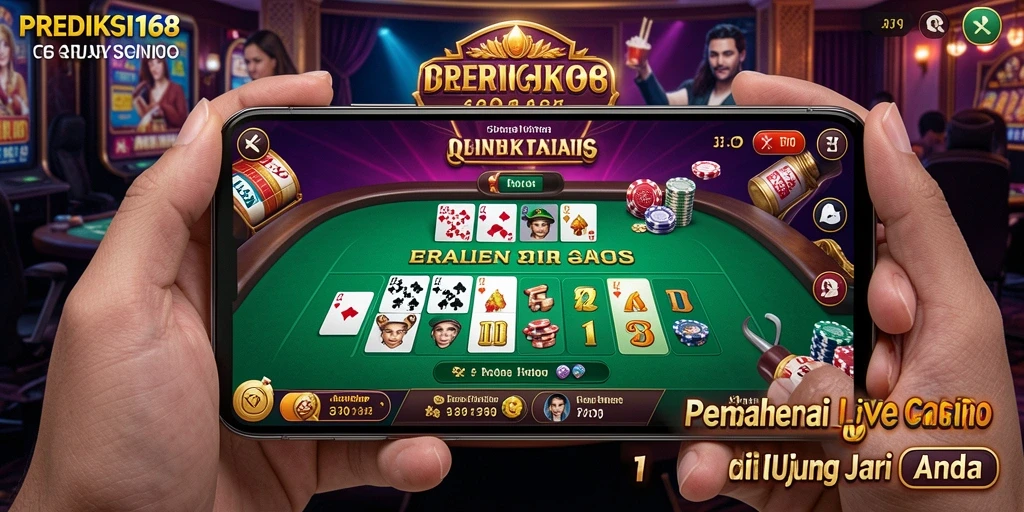 Gameplay Live Casino yang menegangkan dan interaktif di PREDIKSI168.