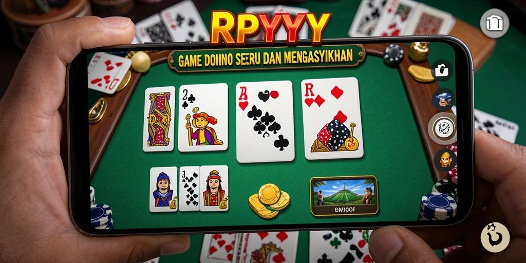 Tampilan gameplay seru di RPYYY yang menampilkan duel domino.