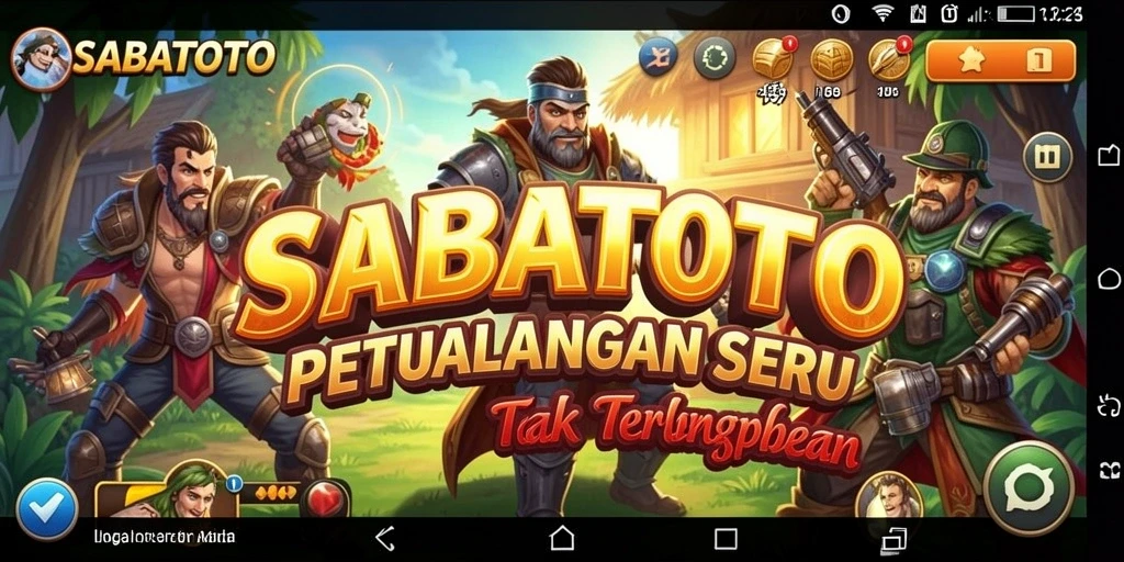 Tampilan gameplay SABATOTO yang seru dan menantang.