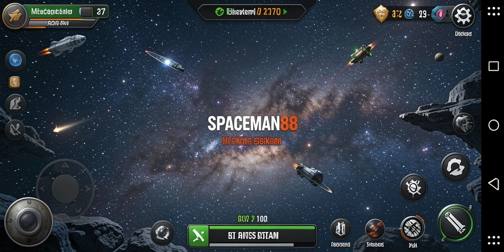 Tampilan gameplay SPACEMAN88 yang mencekam dan menegangkan.