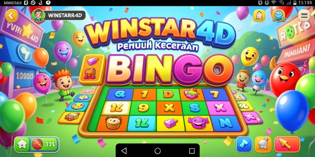 Screenshot gameplay Bingo di WINSTAR4D yang seru dan menarik.