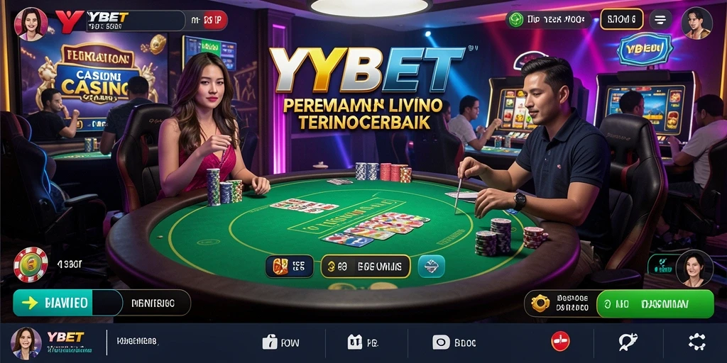 Tampilan gameplay Live Casino yang menarik di YYBET.